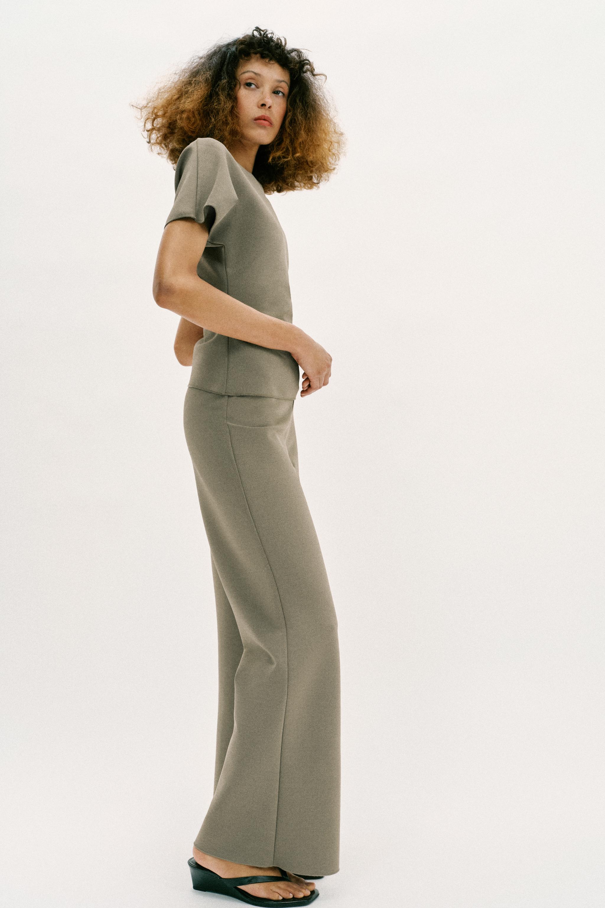 PANTALON LARGE STRETCH
